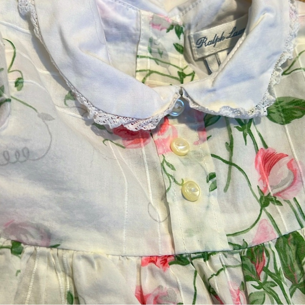 Ralph Lauren 3M cotton floral dress. Worn once. Smoke free home.
